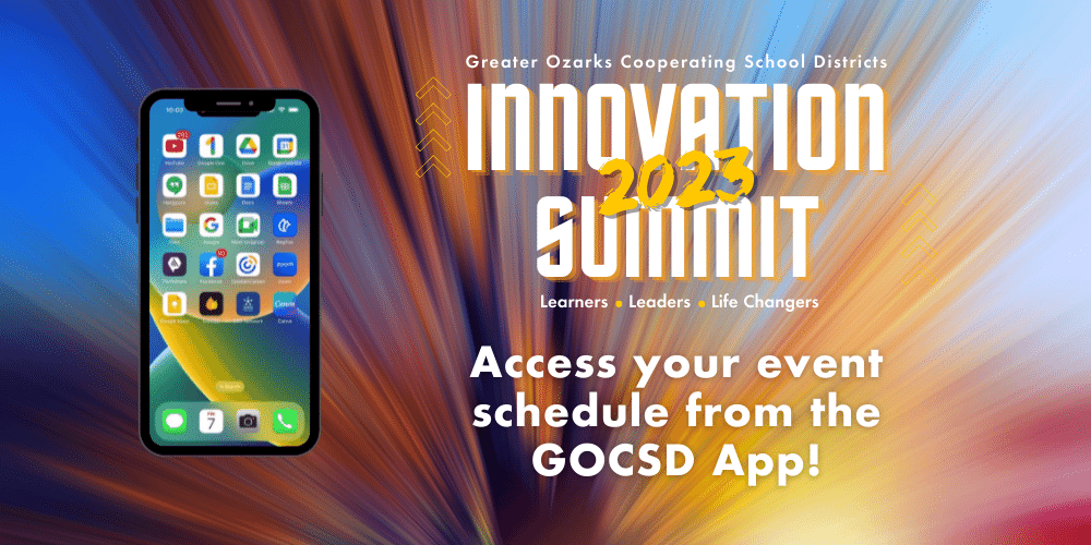 Access Your Innovation Summit Schedule from the GOCSD App