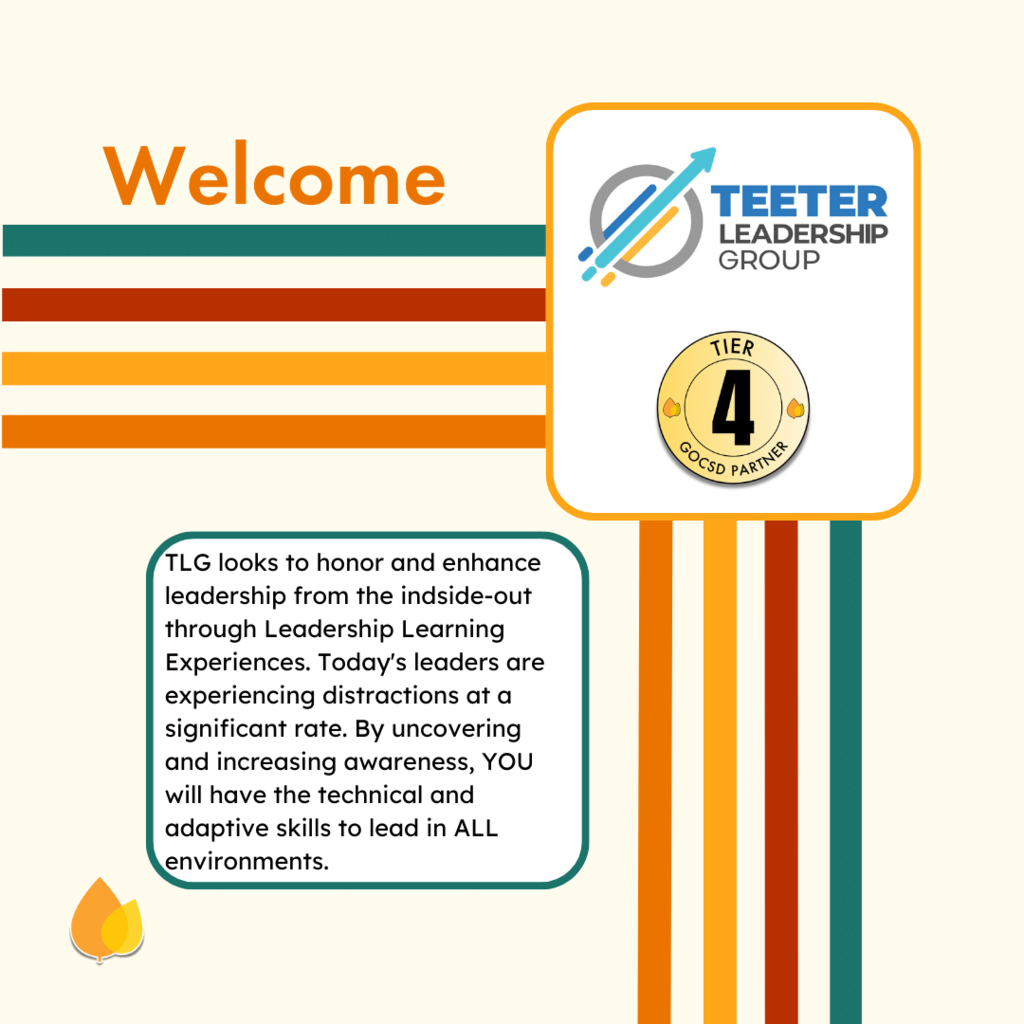 Welcome Teeter Leadership Group